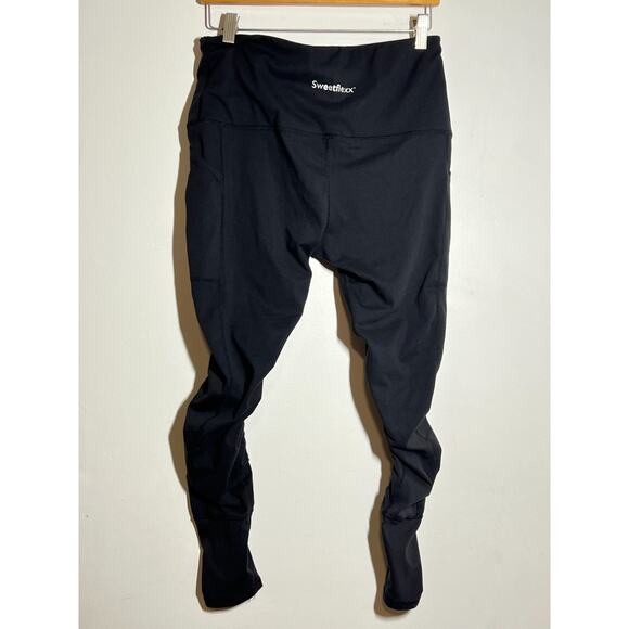 Sweetflexx EUC Black Full Length High Rise Resistance Leggings Size 12 - Picture 5 of 7